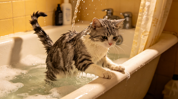 How often to bathe a cat guide