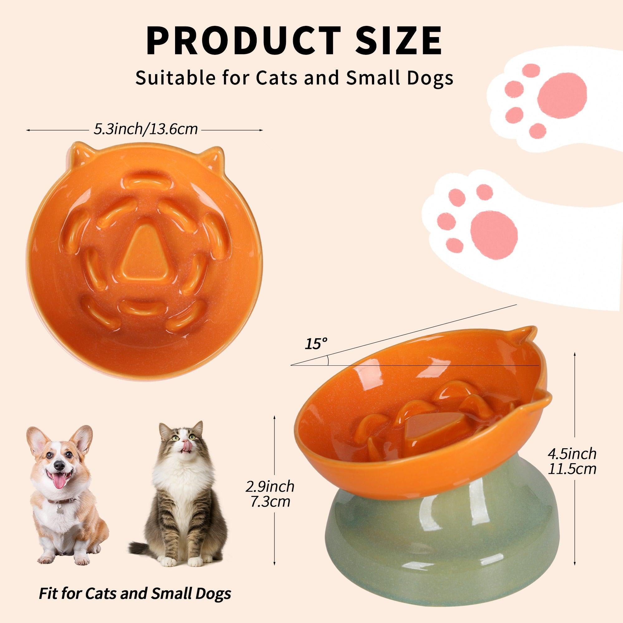 Slow Feeder Cat Bowl