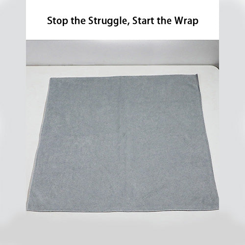 Cartoon Self-Adhesive Cat Wrap Towel