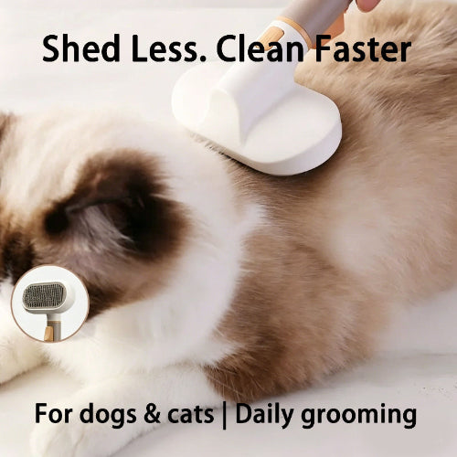 Self-Cleaning Grooming Brush