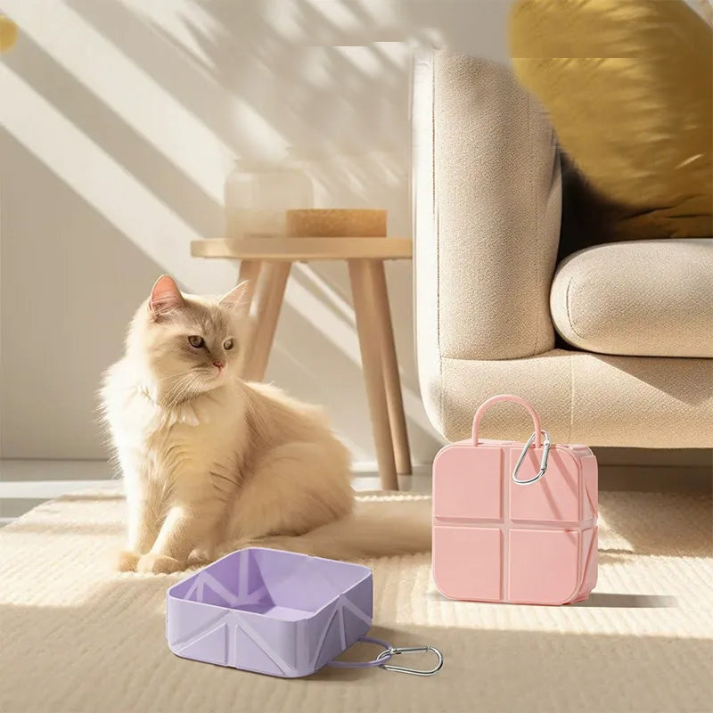 Collapsible Silicone Pet Bowl