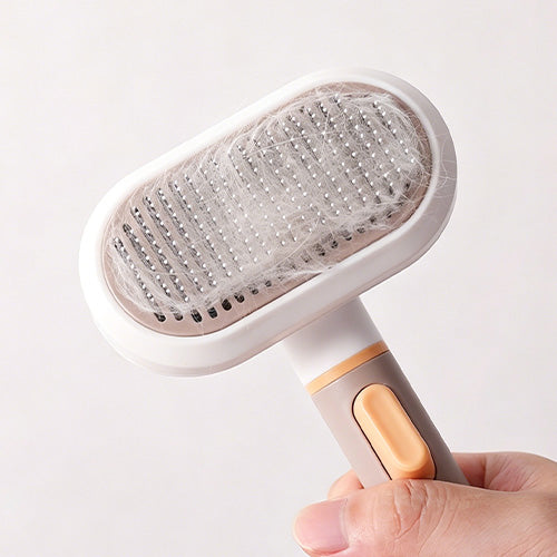 Self-Cleaning Grooming Brush