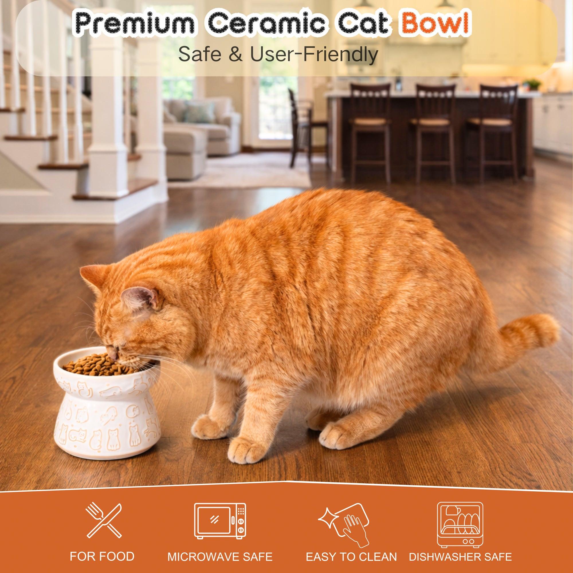 5 diameter cat food bowls 5