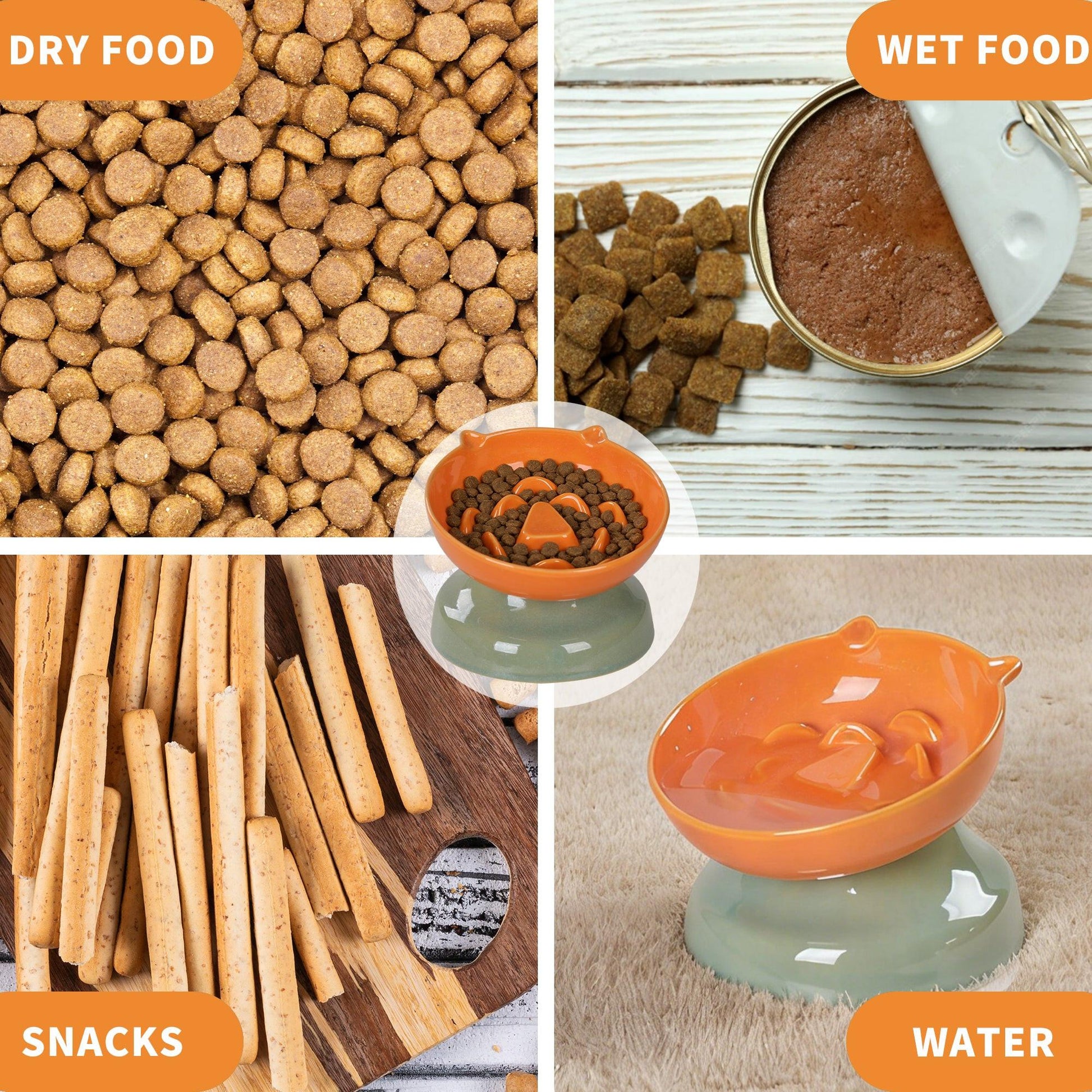 Slow Feeder Cat Bowl