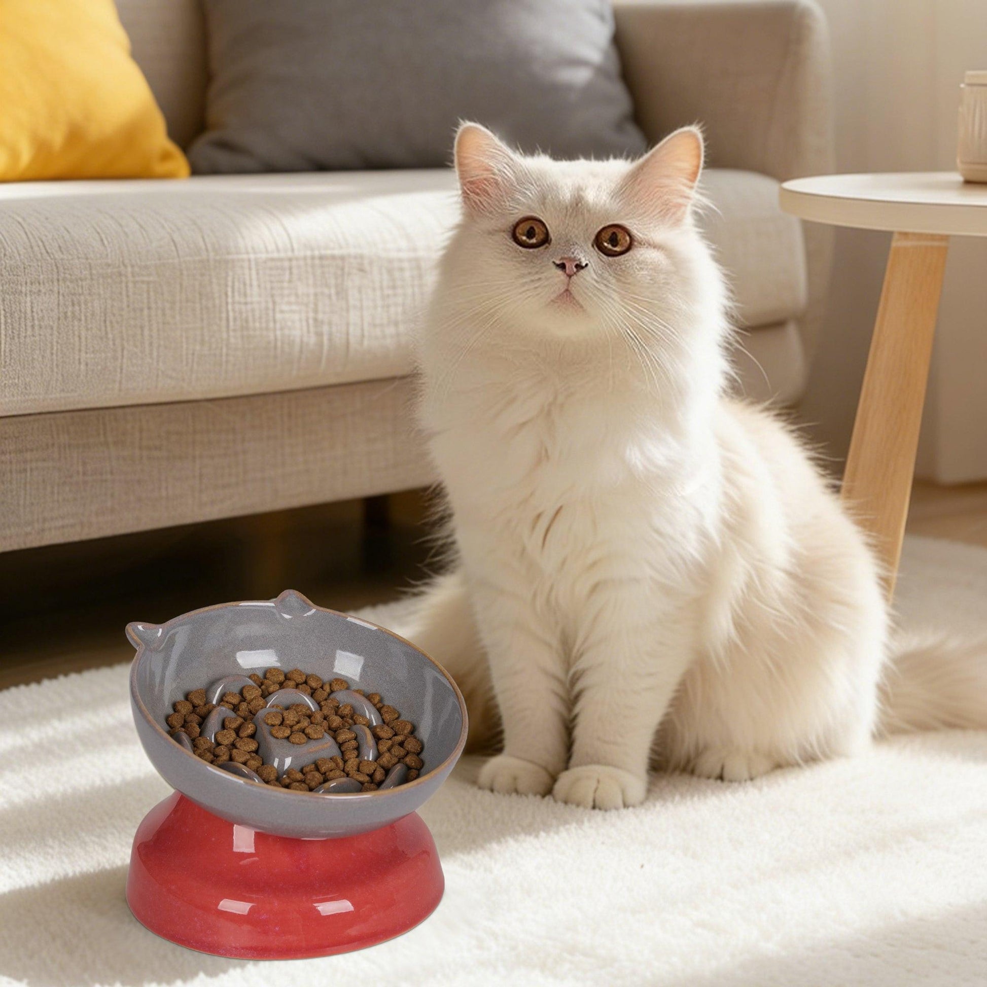 Slow Feeder Cat Bowl 