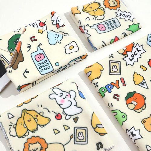 Cartoon Self-Adhesive Cat Wrap Towel