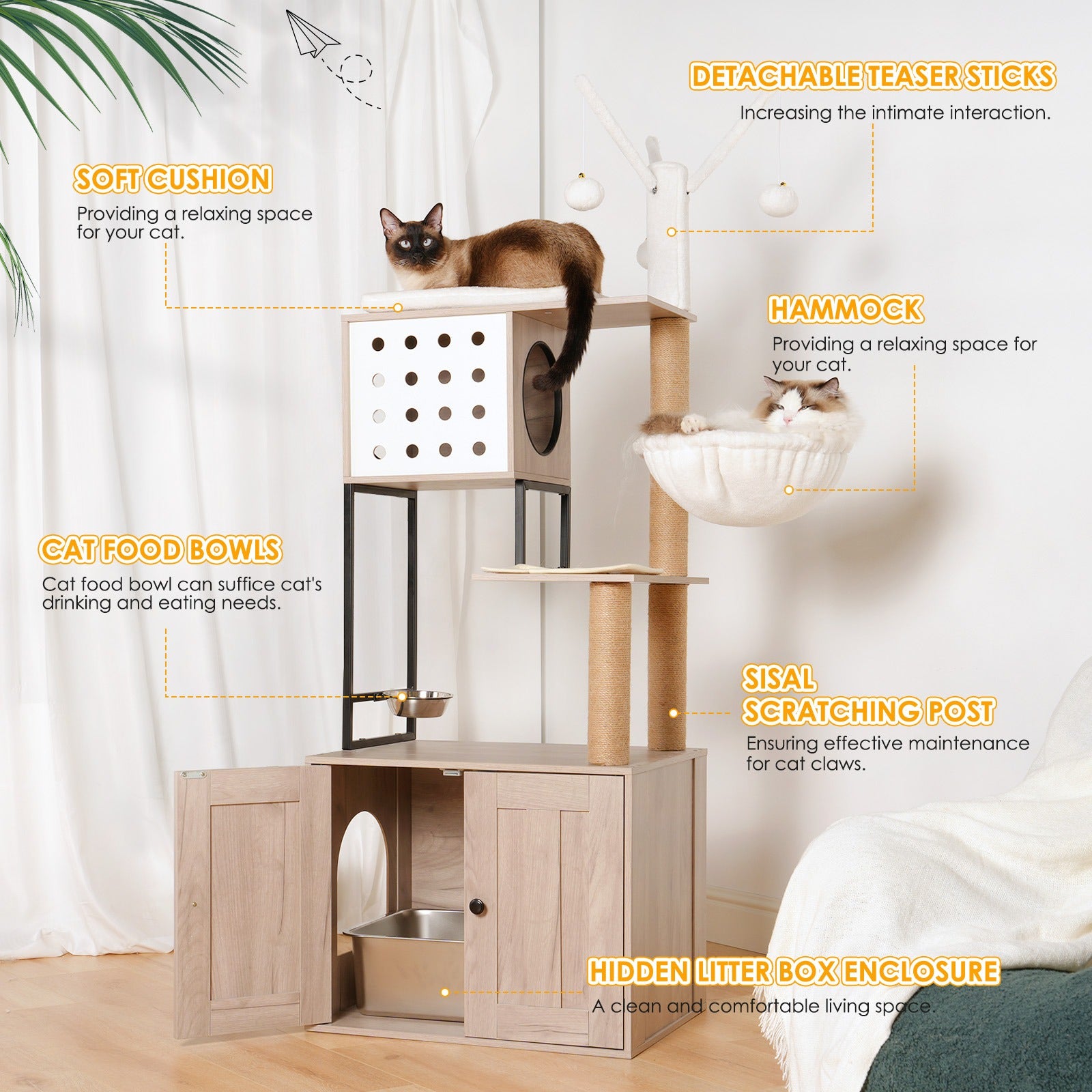 Hidden Cat Litter Box Cabinet